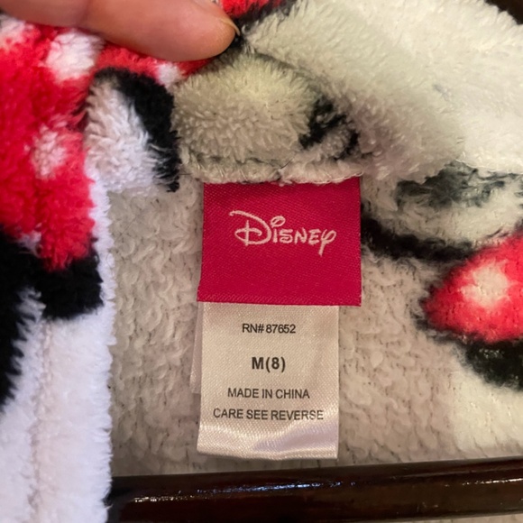 Disney’s Minnie Mouse Girls Robe SZ 8 - Picture 5 of 7